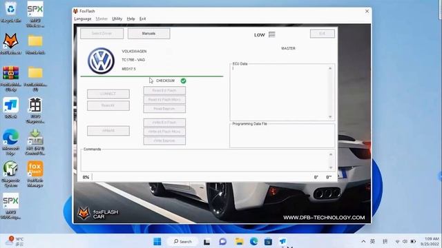How to read VW Audi MED17.5 ECU with Foxflash on bench смотреть онлайн