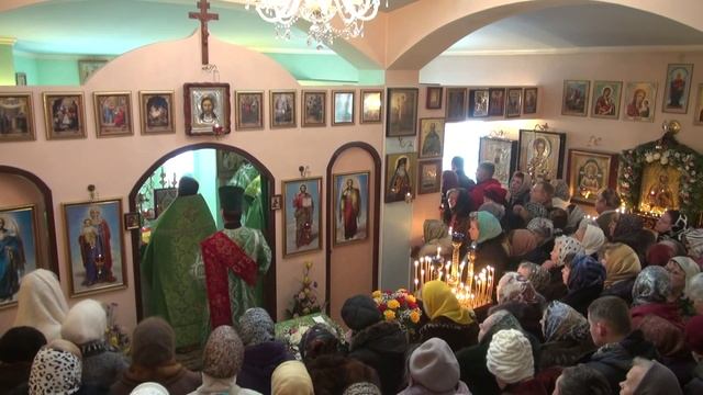 Престольный праздник в храме святой Ксении Петербургской, Сумы 06.02.2015