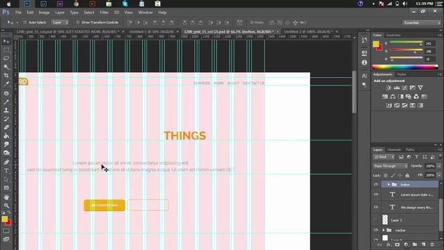 #3- Build Flat Responsive Website َUsing Bootstrap - Banner (Photoshop) смотреть онлайн