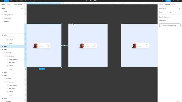 Figma. Smart Animate. Как сделать лоадер смотреть онлайн
