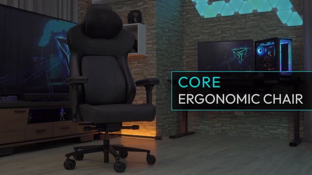 ThunderX3 CORE Ergonomic Gaming Chair - Adjustable Headrest смотреть онлайн
