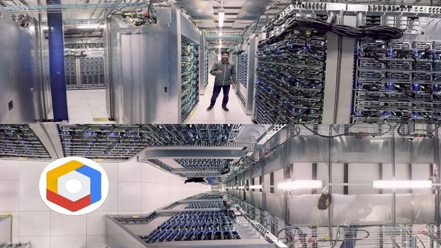Google Data Center 360° Tour смотреть онлайн