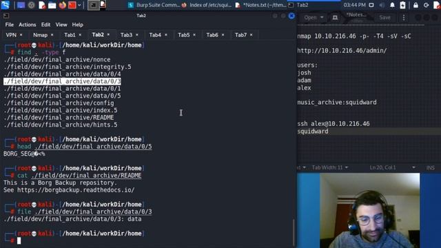 [FR] TryHackMe - Cyborg - EASY (john + Borg Backup + PrivEsc) смотреть онлайн