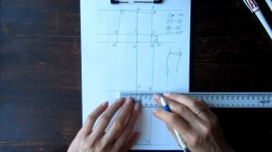 Построение чертежа мужских классических брюк