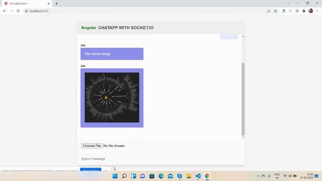 Angular 13 Real Time Chat Application using Socket.io with Image Upload Functionality Working Demo смотреть онлайн
