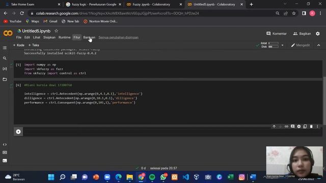 Penerapan Fuzzy Logic menggunakan Google Colab смотреть онлайн