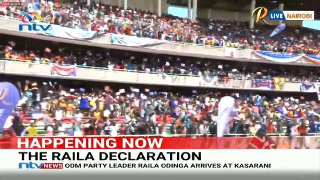 #AzimioLaUmoja :Raila Odinga's convoy from Safari Park to Kasarani смотреть онлайн