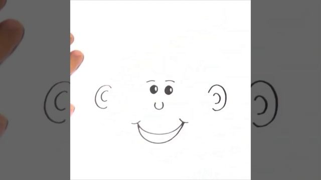 Как нарисовать голову мальчика | Лицо мальчика смотреть онлайн