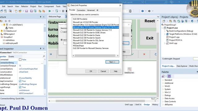 How to Create a C++ Connection to Microsoft Access Database in C++ Builder смотреть онлайн