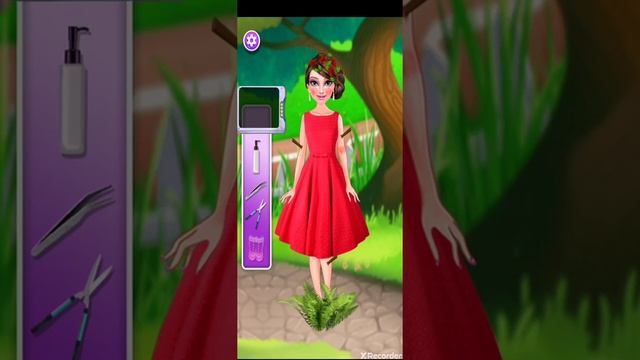 राजकुमारी मेकअप सैलून Princess make-up salon game смотреть онлайн