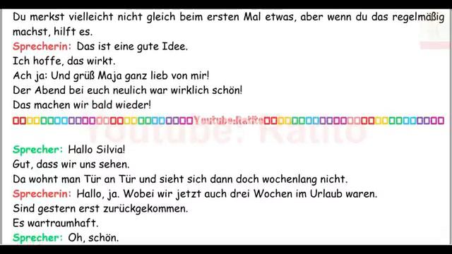 A2 Deutsch Hören Lernen 2.20
