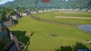 1 Индораптор против 14 Хищников Jurassic World Evolution