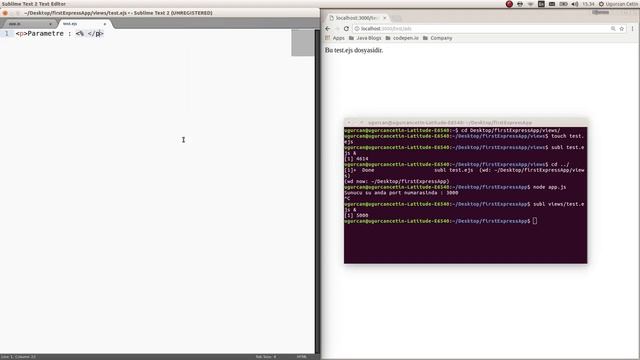 Express.js ve Node.js ile Web Site Yapımı Temelleri Part 5 смотреть онлайн