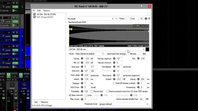 How To Make A Drill Beat from Scratch in Reaper | Tutorial смотреть онлайн