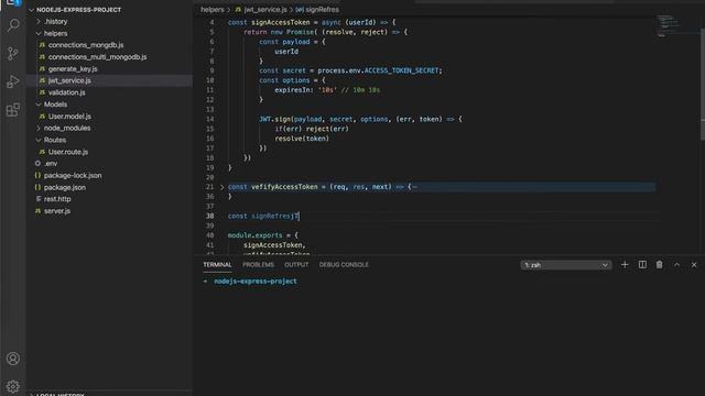 Generating Refresh Tokens (9) | Node.js API Authentication | ANONYSTICK смотреть онлайн