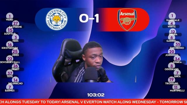 WHY DOES VAR HATE ARSENAL! | Trossard denied a BANGER! | Leicester 0 vs 1 Arsenal Reaction смотреть онлайн
