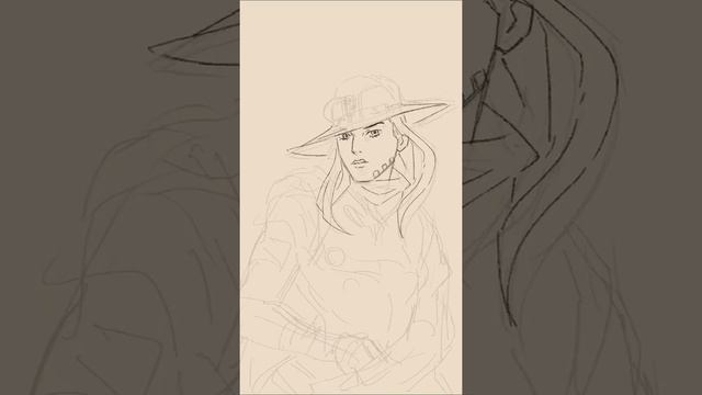 Gyro Zeppeli - JoJo's Bizarre Adventure (Sketch) смотреть онлайн