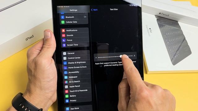 iPad 9th Gen: How to Increase / Decrease Text Font Size & Bold смотреть онлайн