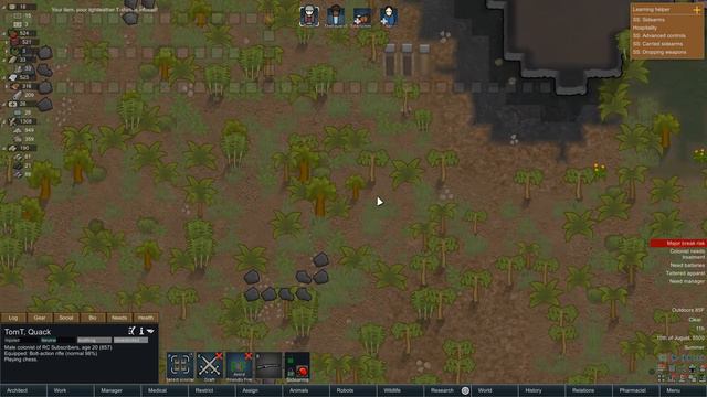 Let's Play RimWorld - Cajun Outpost Ep. 5 - Brutal Attack смотреть онлайн
