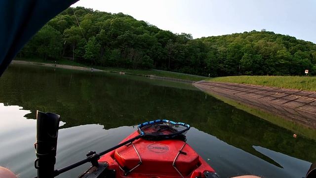 Nice Golden Trout Catch Fishing With Kast Master Spoon From Kayak