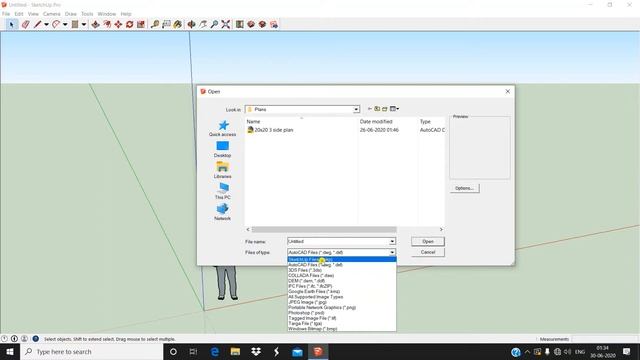 HOW TO IMPORT AUTOCAD FILES into SKETCHUP IN HINDI //VERY EASY WAY смотреть онлайн