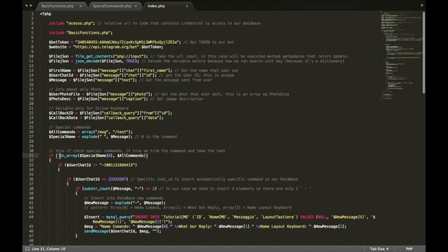 [Telegram Bot]: Dividere il codice in più file (PHP) смотреть онлайн