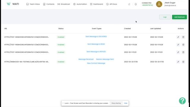 Using Webhooks on WATI to get event callbacks - Quick Guide смотреть онлайн