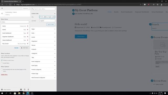 How To Add Logout Link To Menu In #WordPress Website смотреть онлайн