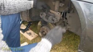 Замена тормозных колодок Laguna 2 Renault