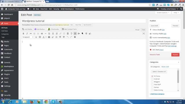 Wordpress Tutorial: Add Color Box Using CSS смотреть онлайн
