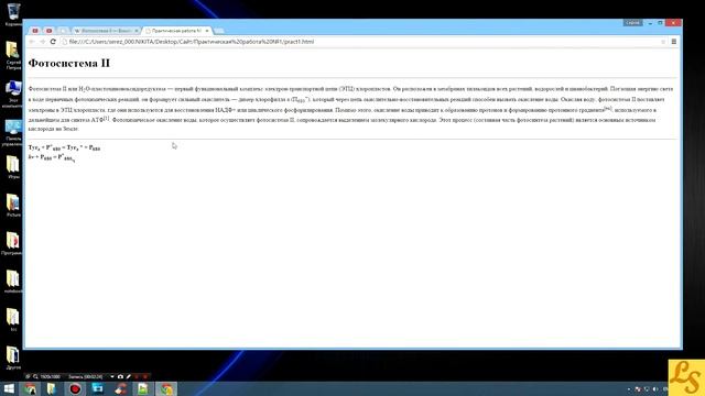 HTML. Практическая работа №1.