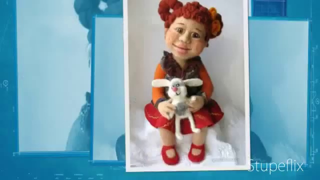 Сухое валяние. Поделки из шерсти. Hand-made articles from wool. смотреть онлайн
