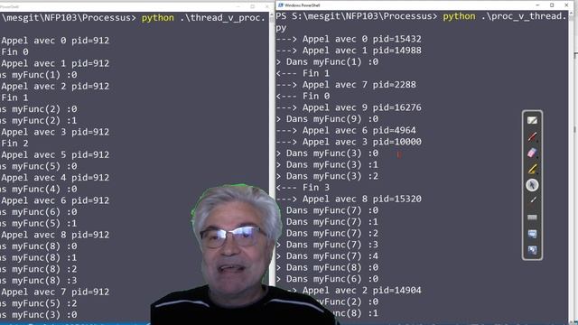 Processus, Thread cote à cote en Python (3/3) смотреть онлайн