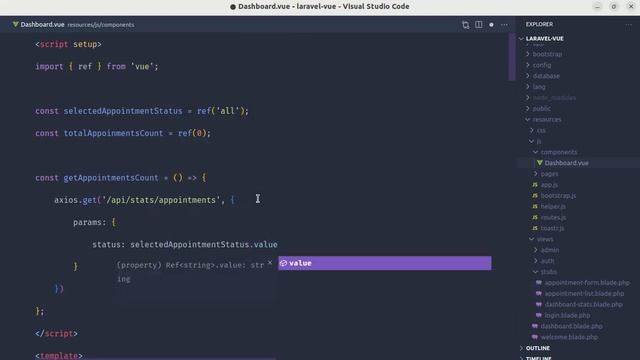 Interactive Dashboard Stats for Appointment with Filters | Using Laravel and Vue 3 смотреть онлайн