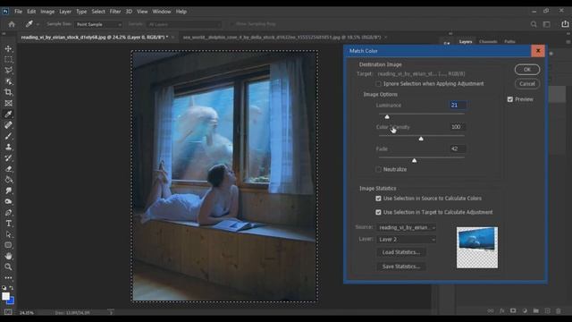 Photomanipulation Tutorial - Underwater - Adobe Photoshop CC 2021 смотреть онлайн