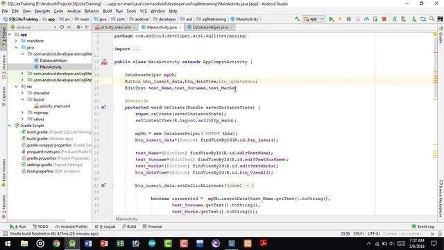 Android SQLite Database Tutorial # 5 How to Update Data in SQLite Database смотреть онлайн