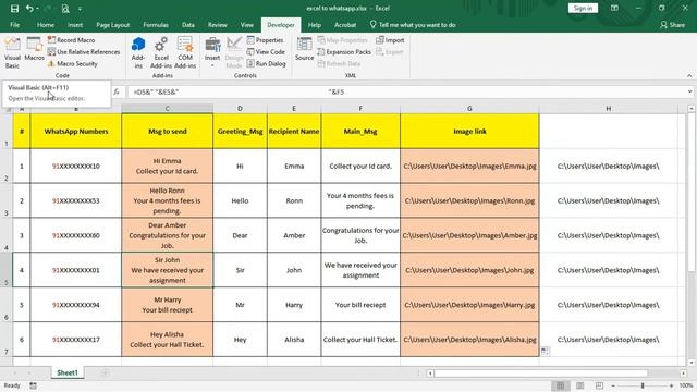 How to send whatsapp messages with multiple images from excel sheet смотреть онлайн