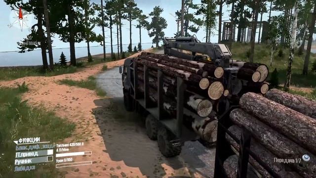 ? Spintires: MudRunner Карта «Поселок лесорубов» (Rework) смотреть онлайн