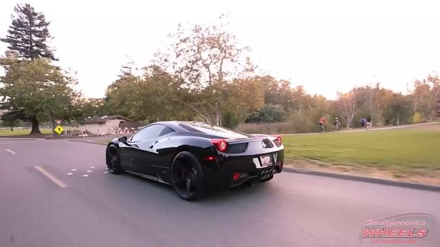 Ferrari 458 on ADV.1 - ADV5 Wheels by California Wheels смотреть онлайн