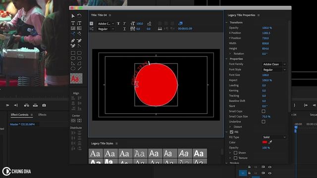 Text Circle Animation Reveal // 5 Min Adobe Premiere Pro Tutorial // Chung Dha