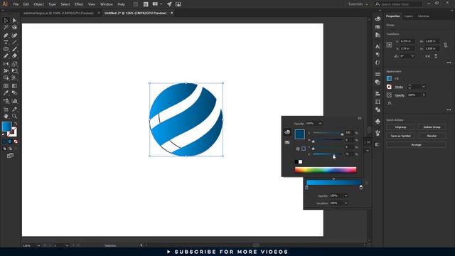 Professional Logo Design in Adobe Illustrator CC (2020) Urdu / Hindi Tutorial смотреть онлайн