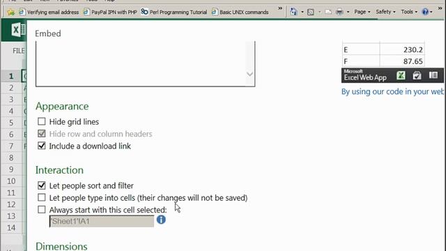 How to Embed Excel Worksheet Data into Web Pages смотреть онлайн