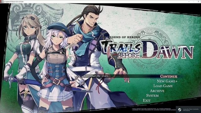 The Legend of Heroes: Kuro no Kiseki (Trails through Daybreak) - All Title Screens смотреть онлайн
