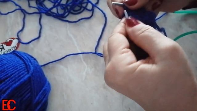 Вяжем спицами шахматку. смотреть онлайн