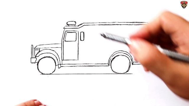 How To Draw SWAT Police Truck | Car Drawing