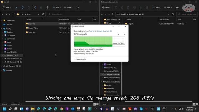 Seagate BarraCuda HDD Speed test & installation ST4000DMZ04/DM004 смотреть онлайн