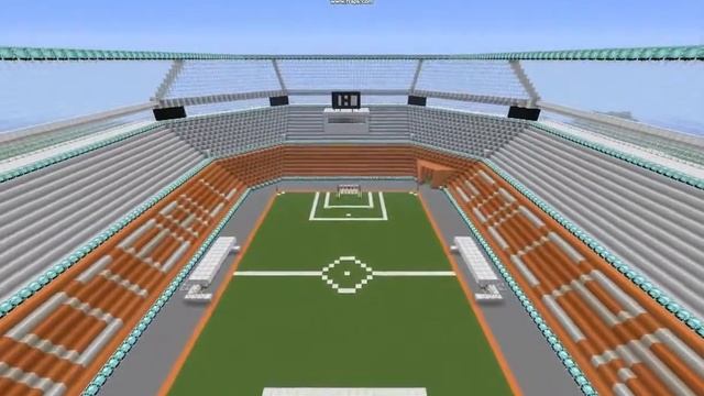 Футбольное Поле Карта для Майнкрафт смотреть онлайн