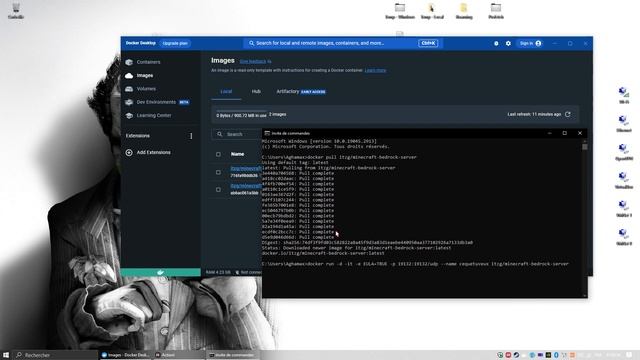 Minecraft Bedrock | Docker Desktop | Comment créer un serveur | Local смотреть онлайн
