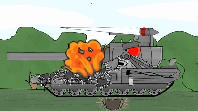 Противостояние Кв-44 и Цербер против Геракл- мультики про танки
