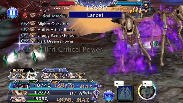[DFFOO GLOBAL] Six-Warrior Quests Area 2. Unlimited Force Time featuring Tidus, Kain & Sherlotta смотреть онлайн